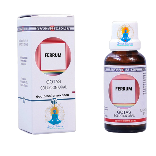 Ferrum Multipot indicado en en tratamiento de reumatismo, síndrome hombro-brazo, anemia secundaria, deficit de hierro.